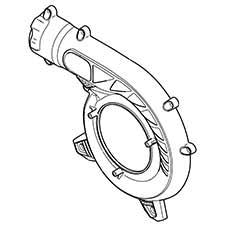 Hitachi 669-8383 Volute Case Tanaka Orange