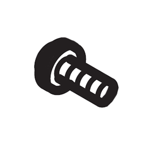 Hitachi 6699909 Seal Lock Hex. Socket Button Bolt M5 X 10