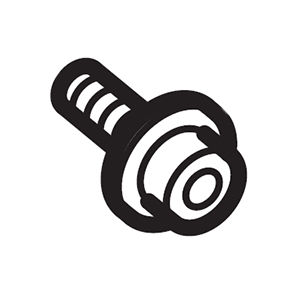 Hitachi 888803 Hex. Socket Hd. Bolt M6 X 30