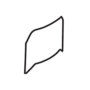 Hitachi 890195M Name Plate (eng)