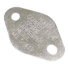 Honda 18356-ZL8-000 Plate, Arrester Number