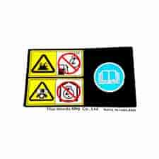 Honda 87516-Z4H-810 Mark, Operator Caution (pictograph) (mad