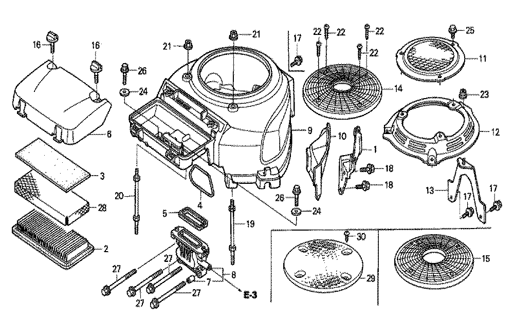 Honda GCV530-Type-DXA1 Parts List | Honda GCV530-Type-DXA1 Repair Parts