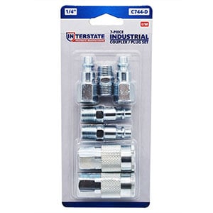 Interstate Pneumatics C744 7-Pieces Coupler / Plug Set