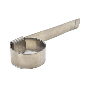 Interstate Pneumatics H719 5/8" Wide Stainless Steel Preformed Band Clamp for 3/4" Hose - 25 Pack