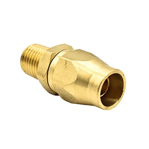 Interstate Pneumatics HRPZ55-01 5/16 Inch Reusable Solid Hose-end Fitting with 1/4 Inch Npt Male Ends