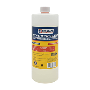 Interstate Pneumatics YL30S-032 32 Oz Synthetic Compressor Oil - Screw-in Cap Bottle