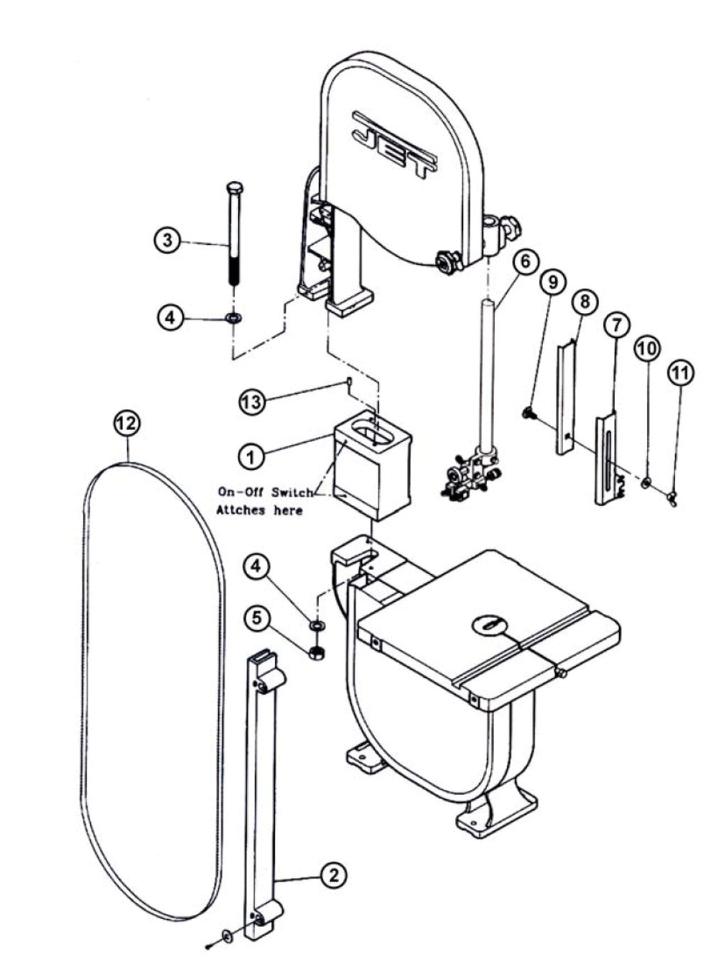 Buy Jet JRB-14A-(708717A) Riser Block Kit Replacement Tool Parts | Jet ...