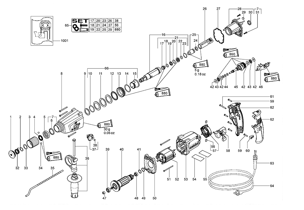 Buy Metabo KHE2443(00597420) Replacement Tool Parts Metabo KHE2443