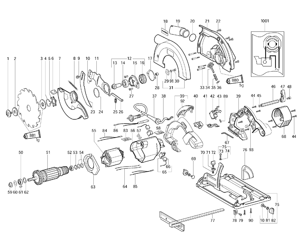 Buy Metabo KS66(00542420) Replacement Tool Parts Metabo KS66