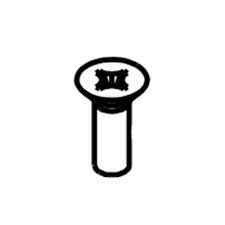 MK Diamond 154657 Screw, 1/4 - 20 X 3/4 Flat Head