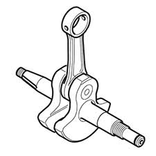Makita 038-120-100 Crankshaft Cpl., DCS6421