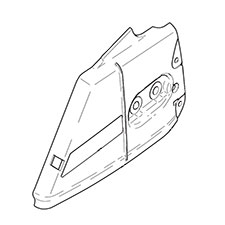 Makita 038-213-036 Sprocket Guard Red, Dolmar PS6400