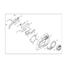 Makita 123551-7 Chain Cover Ass