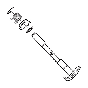 Makita 125-153-580 Kit Choke Shaft, Dolmar, PS-35