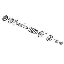 Makita 125398-5 Clutch Assembly K, BFT020F