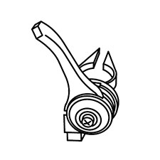 Makita 125477-9 Control Lever