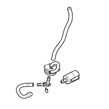 Makita 126347-5 Fuel Pipe Ass