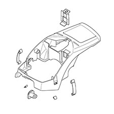 Makita 126367-9 Cylinder Cover Ass