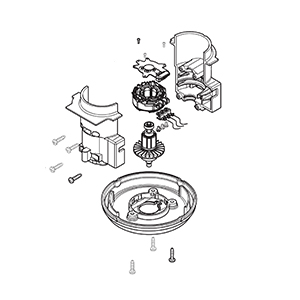 Makita 127653-1 Motor Assembly Inc. 66-76