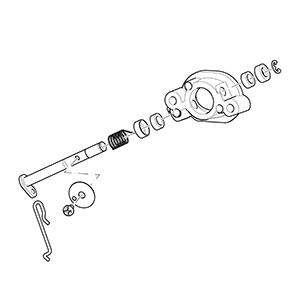 Makita 130-153-700 Air Flap Cpl., EA6100