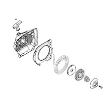 Makita 131-160-100 Recoil Starter Ass