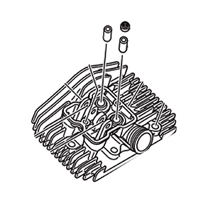 Makita 135785-0 Cylinder Head Ass