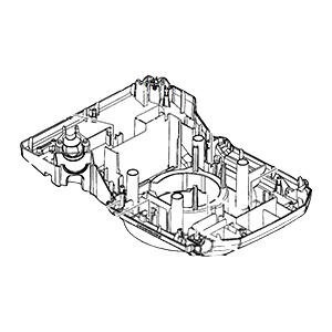 Makita 136404-1 Cowling Lower Assy