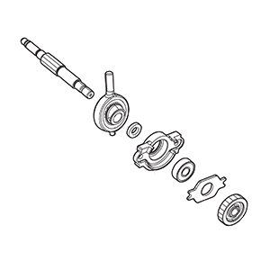 Makita 136584-3 Cam Shaft Ass