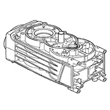 Makita 140056-2 Crnak Housing Cpl., HM1317CB