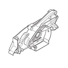Makita 140488-3 Bearing Housing Cpl., HCU02