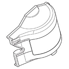Makita 140910-0 Magazine Cap Cpl., AN930H