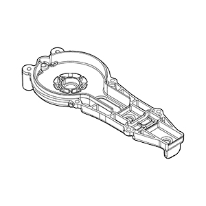 Makita 140B629 Gear Housing Cover Cpl., XHU07