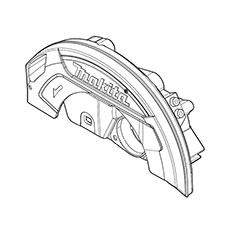 Makita 140D80-9 Blade Case Cpl., XSH06