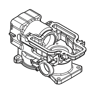 Makita 140J33-4 Crank Housing Cpl., HR3001C