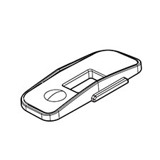 Makita 140L09-3 Switch Plate Blue Cpl., DTDA040