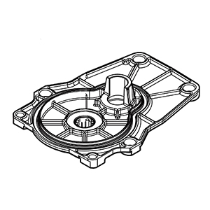 Makita 140Y03-3 Gear Housing Cpl., GMH02