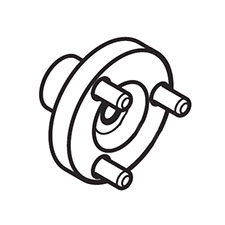 Makita 141251-7 Spur Gear 14A Cpl., XPT02