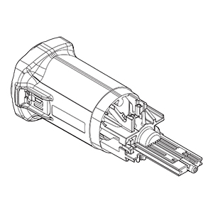 Makita 141E47-6 Motor Housing Cpl., GA5080
