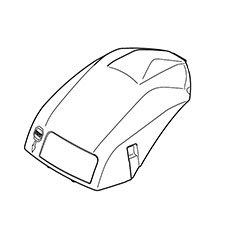 Makita 142240-5 Cleaner Cover Cpl., EA3601FR