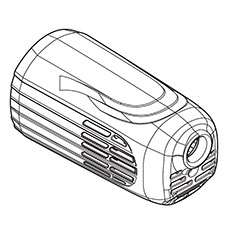 Makita 142992-8 Rear Cover Cpl., GA5040