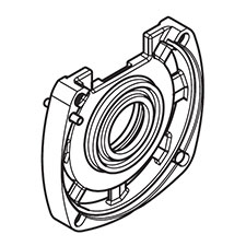 Makita 143327-6 Gear Housing Cover Cpl., BO6050J