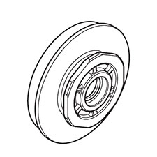 Makita 143976-9 Bearing Box Cpl., XDT14