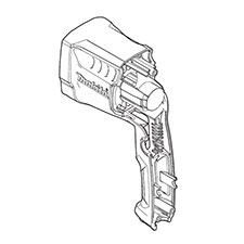 Makita 144681-1 Motor Housing B Cpl., HR1840