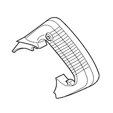 Makita 152597-6 Handle Cover CPL.,4101RH