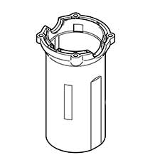 Makita 153346-4 Motor Housing Complete, 3707FC