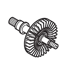 Makita 153578-3 Spindle Cpl., KP312