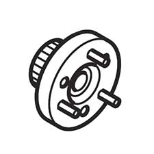 Makita 153684-4 Spur Gear 20 Cpl. C, BFT040FZ