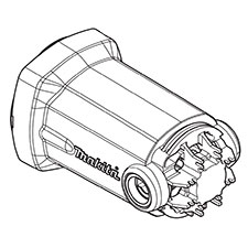 Makita 153786-6 Motor Housing Cpl., PK5011C