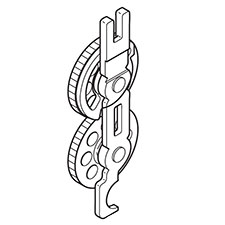 Makita 154972-2 Spur Gear 55 Complete